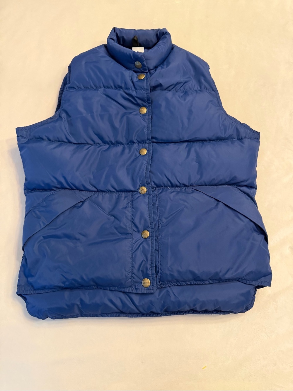 Vintage! L.L. Bean Goose Down Quilted Puffer Vest, sz XS